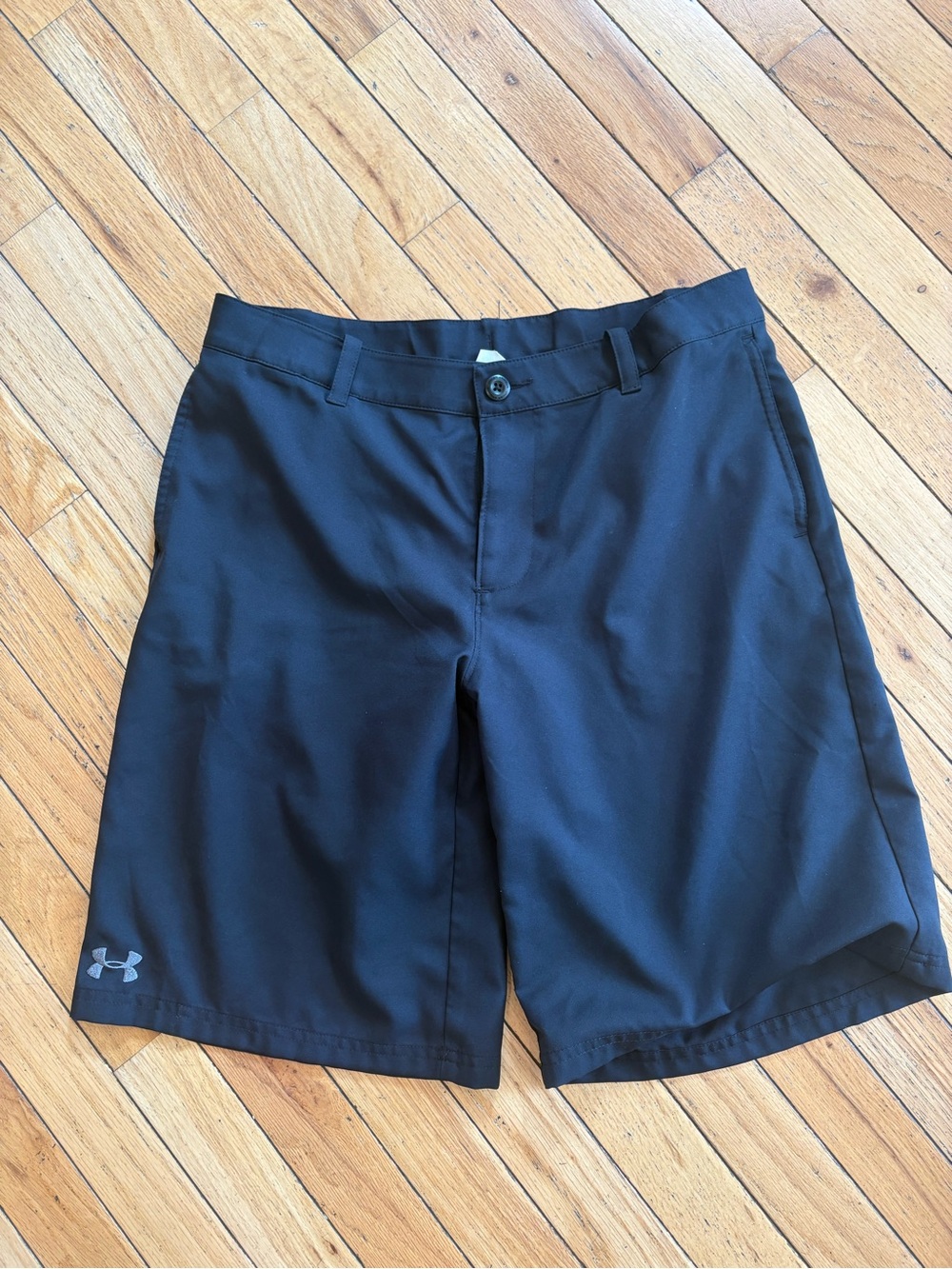 Under Armour Black Performance Shorts with Subtle Logo